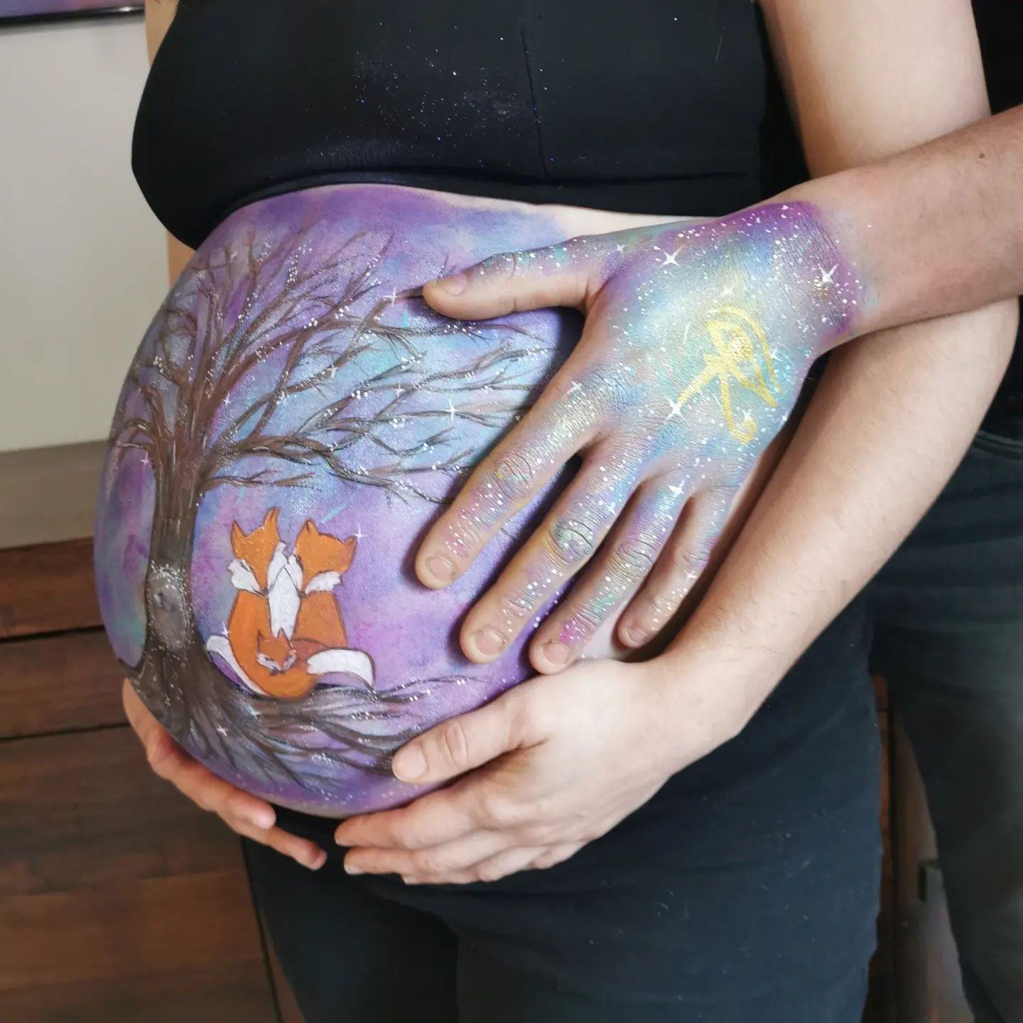 Belly-painting 86 à Poitiers