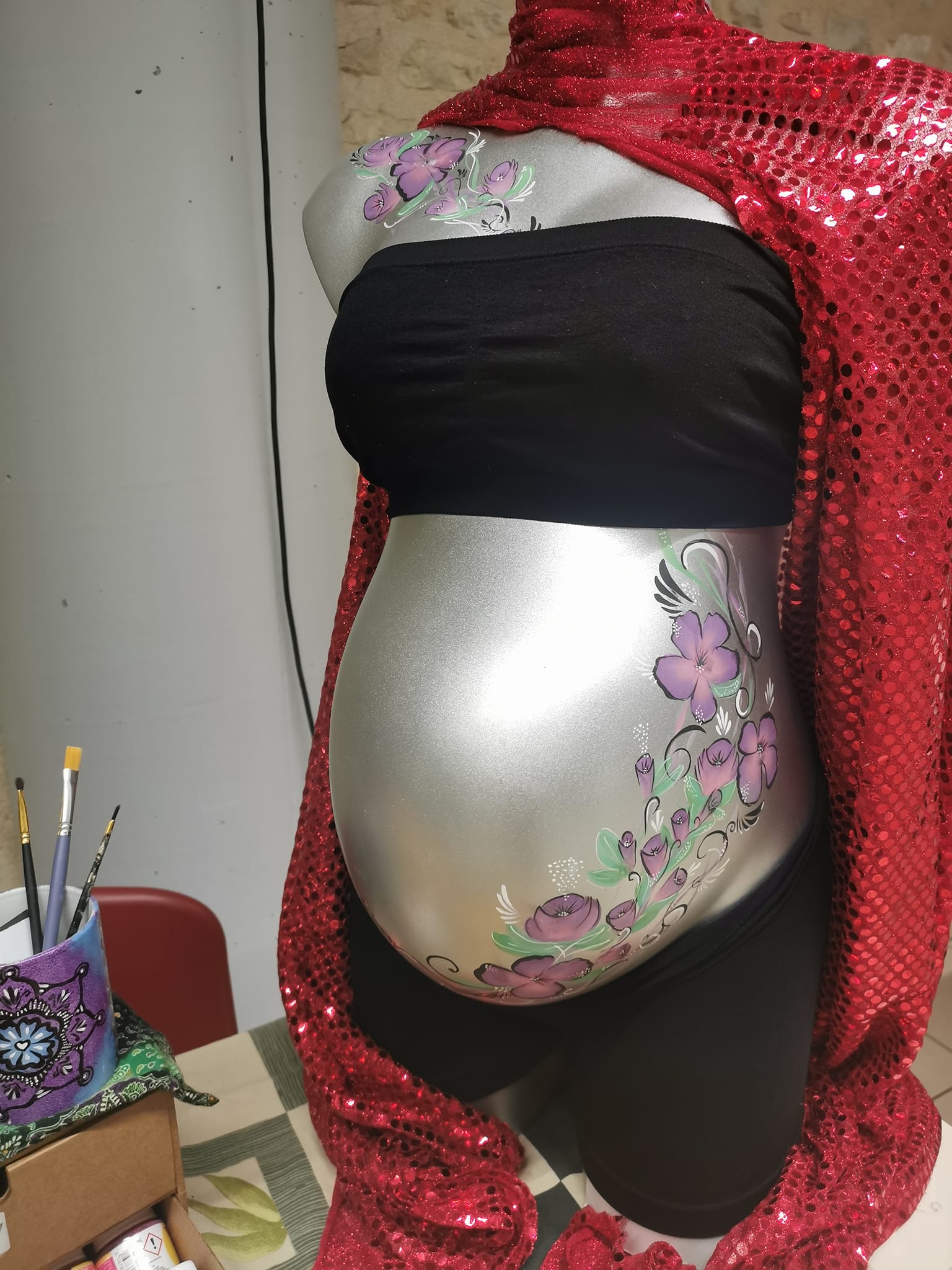 Belly-painting Vienne